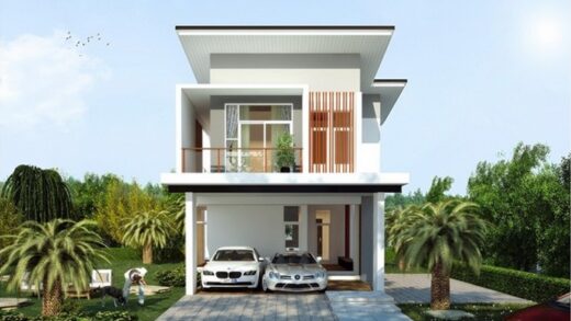 2 storey modern house plan